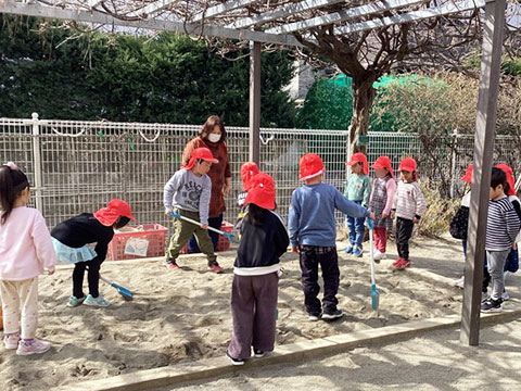 3学期終了日のひとこま01
